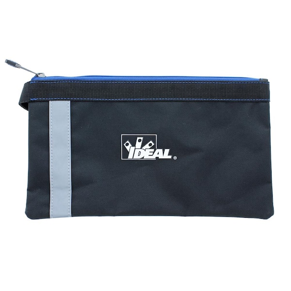 Zipper Bag, Flat Pouch 12.5 in. x 7 in. x 0.5 in.