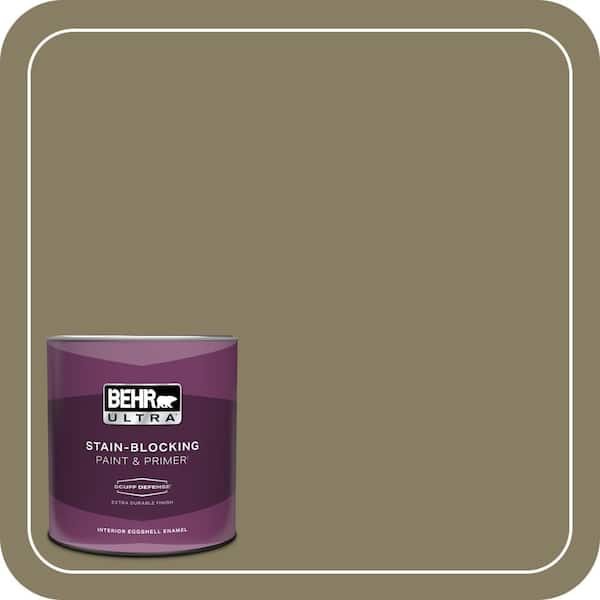 BEHR ULTRA 1 qt. #N340-6 Sorrel Leaf Extra Durable Eggshell Enamel Interior Paint & Primer