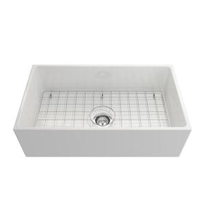 30 in. x 16 in. Sink Grid for 33 in. Apron Front Fireclay Single Bowl Kitchen Sink in Stainless Steel