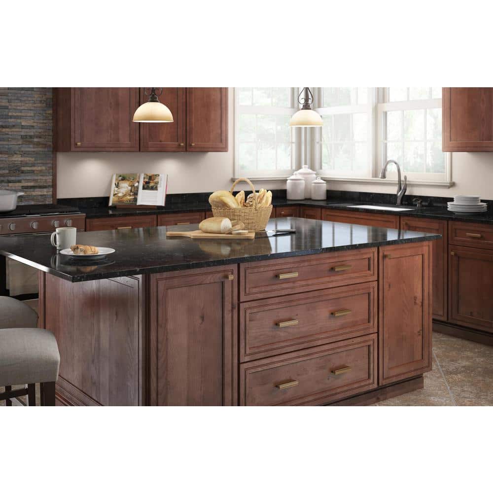 Classic Curve Bronze Adjustable Cabinet Drawer Pulls with Mounting Hardware