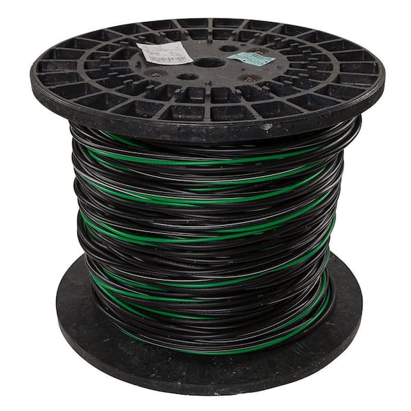Southwire 500 ft. 4/0-4/0-2/0-4 Black Stranded AL MHF USE-2 Cable