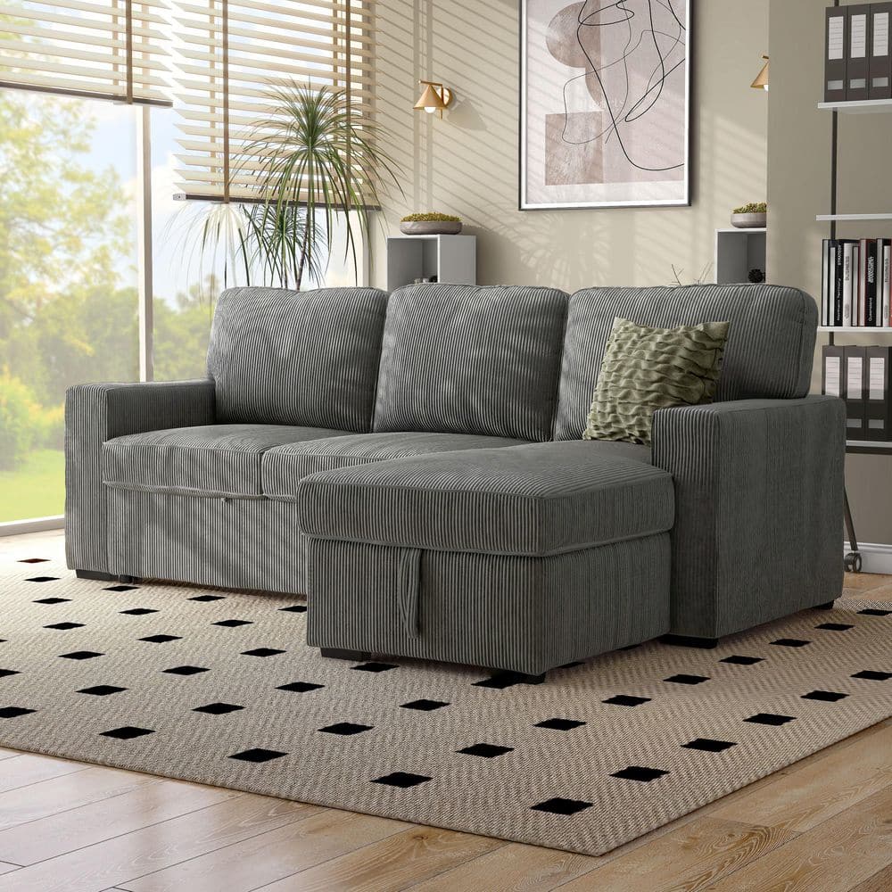 hadel　ソファ Furniture of America Roseshire 92.5 in. Straight Arm 1-Piece