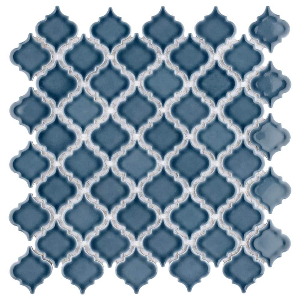 Hudson Tangier Storm Grey 12 in. x 12 in. Porcelain Floor and Wall Mosaic Tile (11.0 sq. ft./Case) price history on PriceWatchPro