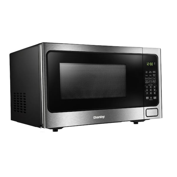 Danby Designer 1.1 cu. ft. Countertop Microwave in Stainless Steel -  DDMW1125BBS