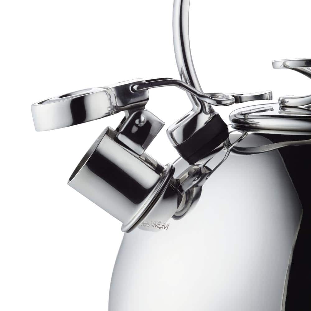 Circulon Silver Stainless Steel 2.3-Quart Whistling Teakettle