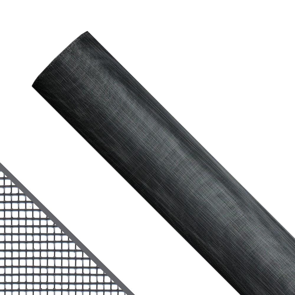 36 in. x 100 ft. Charcoal Aluminum Screen Roll for Windows and Door
