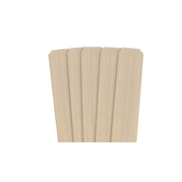 Frame It All 0.40 in. x 5.51 in. x 48.00 in. Cedar Capped Composite Dog Ear Fence Picket (5-Pack)