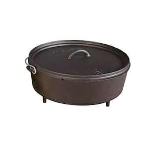 Camp Chef Square Preseasoned Cast Iron 13 in. Dutch Oven DO13S - The Home  Depot