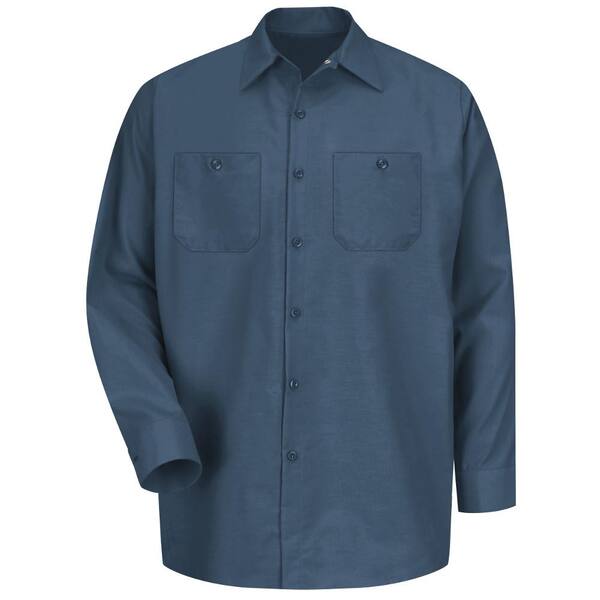 Size 4XL Dark Blue Long-Sleeve 