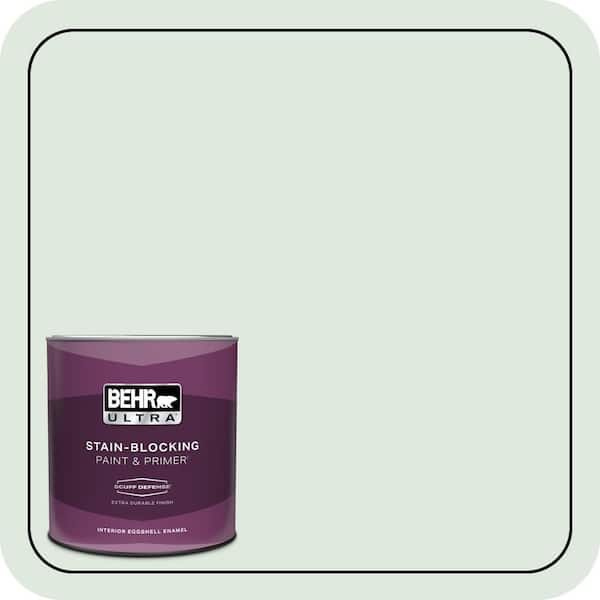BEHR ULTRA 1 qt. #460E-1 Meadow Light Extra Durable Eggshell Enamel Interior Paint & Primer