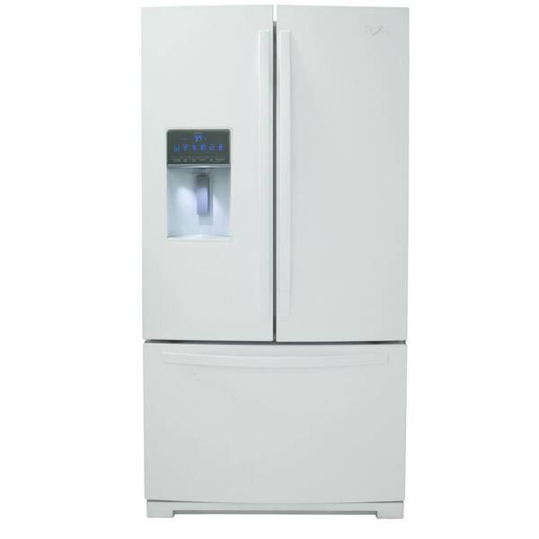 Whirlpool Gold 26.8 cu. ft. French Door Refrigerator in White