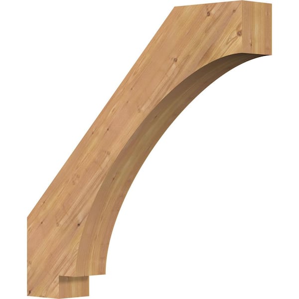 Ekena Millwork 5 1/2"W x 36"D x 36"H Imperial Smooth Knee Brace, Western Red Cedar