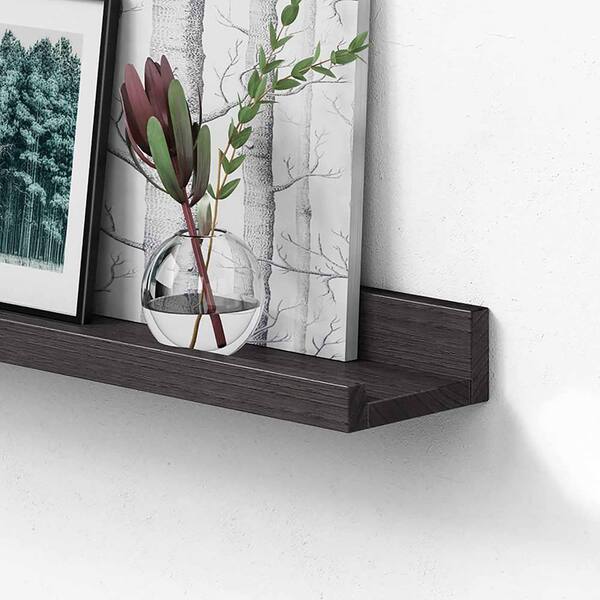 36 in. W x 4.5 in. D Floating Decorative Wall Shelf Set of 4