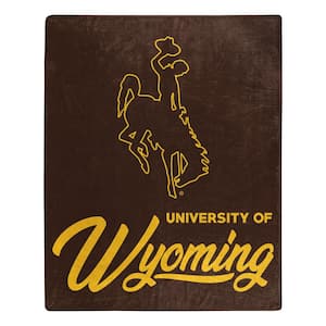 NCAA Wyoming Signature Raschel Throw