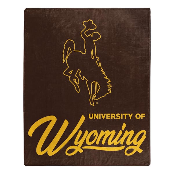 THE NORTHWEST GROUP NCAA Multi-Color Wyoming Signature Raschel Throw