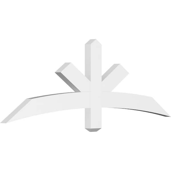 Ekena Millwork Alberta 60 in. W x 20 in. H x 2 in. D Signature Polyurethane Bracket