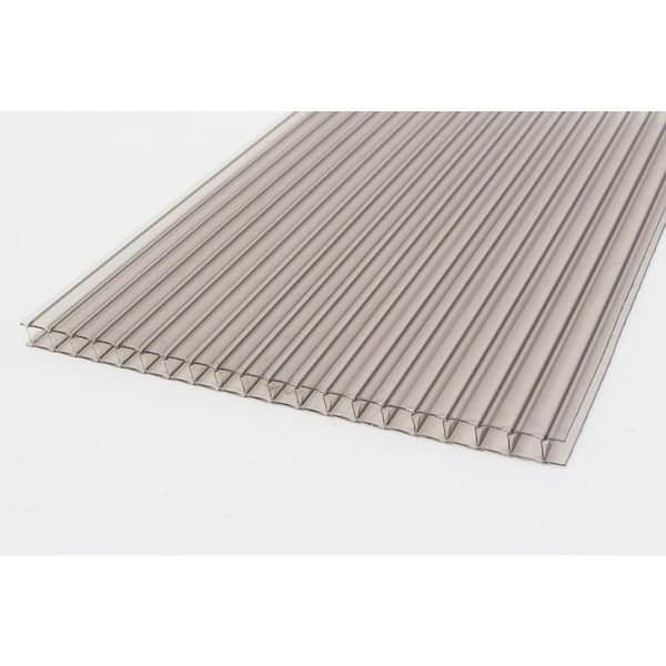 Lexan Thermoclear 0.236-in T x 24-in W x 48-in L Bronze Polycarbonate Sheet 15552128