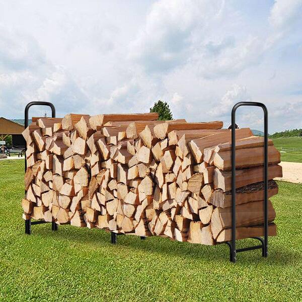 firewood storage outside