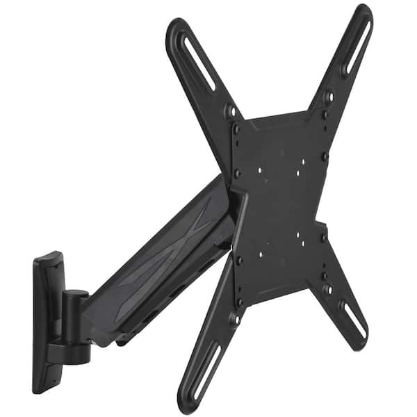 Barkan a Better Point of View Barkan 29” to 56” Full Motion - 4 Movement Flat / Curved TV Wall Mount, Black, Vertical Adjustment, Touch & Tilt