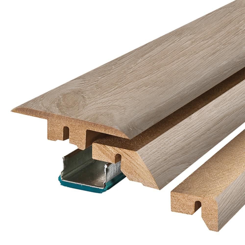 Emerald Lake 0.75 in. T x 2.37 in. W x 78.7 in. L Textured Wood Look Laminate Moulding/Trim 4 in 1 Molding price history on PriceWatchPro