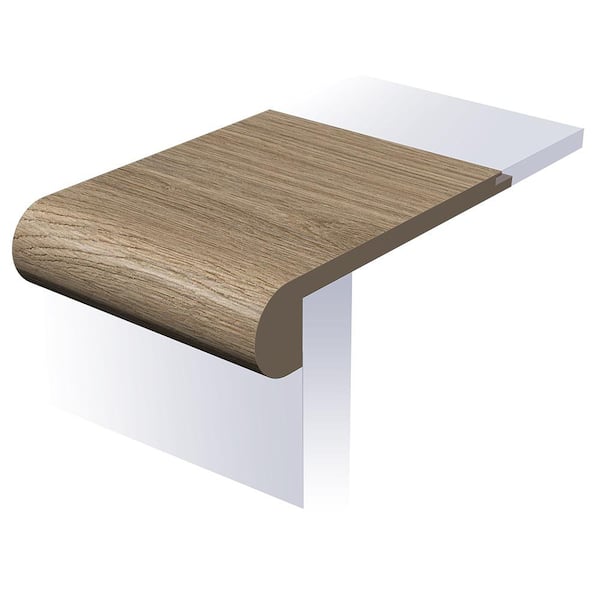 Selkirk Lively Sequoia 1 in. T x 4-1/2 in. W x 94 in. L Waterproof Flush Stair Nose Moulding