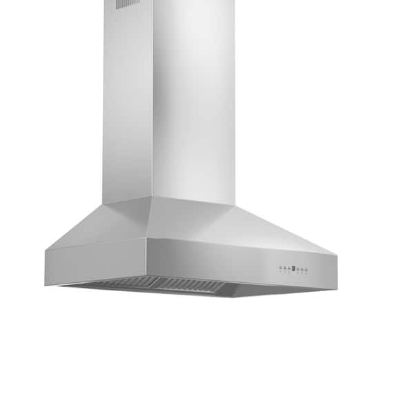54 in. 700 CFM Ducted Vent Wall Mount Range Hood in Outdoor Approved Stainless Steel