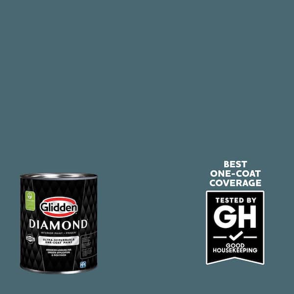 Glidden Diamond 1 qt. #PPG1149-6 Azalea Leaf Satin Interior Paint with Primer