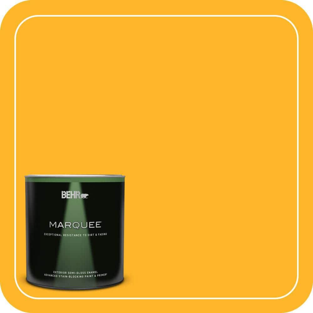 1 qt. #P260-7 Extreme Yellow Semi-Gloss Enamel Exterior Paint & Primer price history on PriceWatchPro