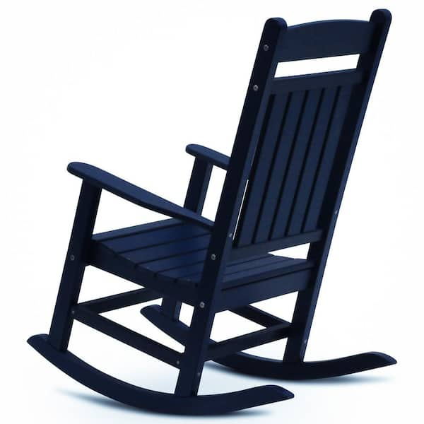 navy blue rocking chair