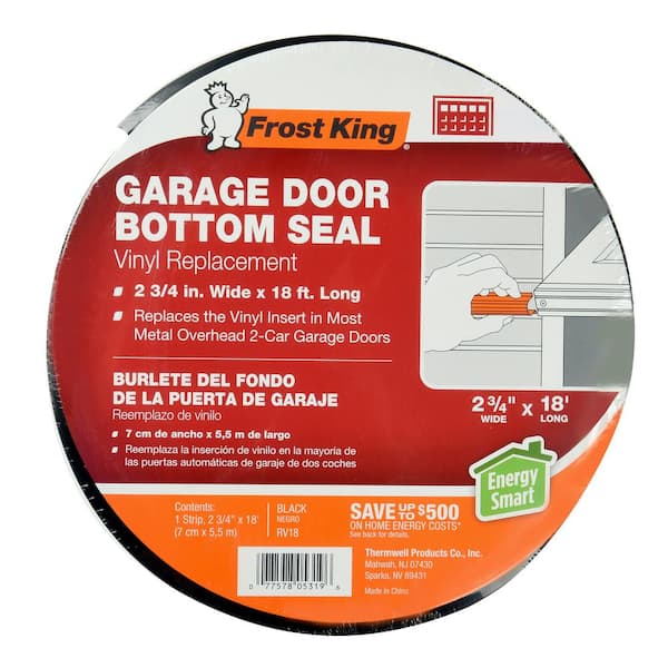 Frost King 18 Ft Vinyl Garage Door, How To Install Frost King Garage Door Bottom Seal