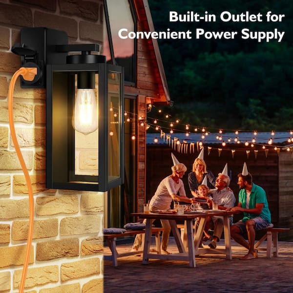 Nordic Hygge 2-Pack Outdoor Waterproof Wall Mount Light Fixtures