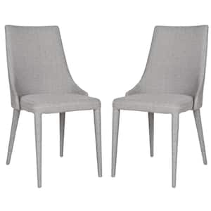 Summerset Gray 19 in. H Linen Side Chair (Set of 2)