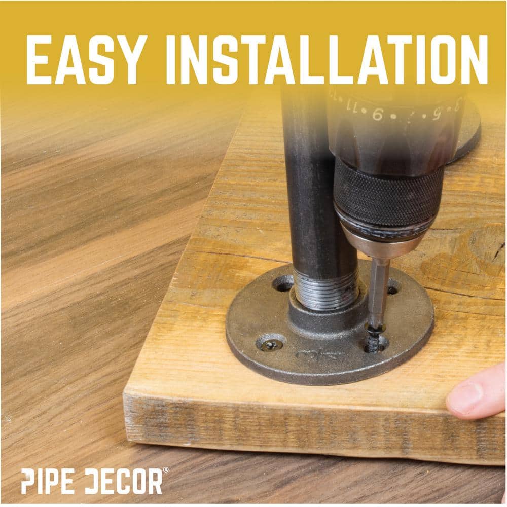 Streetlights Industrial Steel Pipe Coffee Table Base Kit