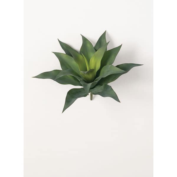 SULLIVANS Artificial 10.5 in. Green Agave Plant Pick