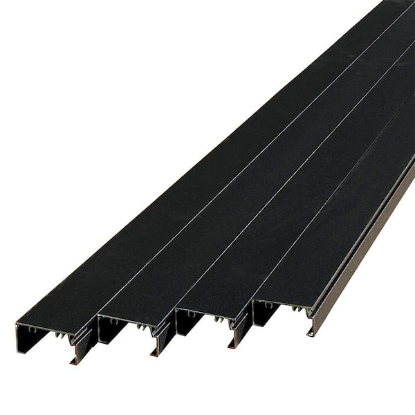 Enclosure 1 in x 2 in. x 10 ft. Matte Black Frame Kit (4-Pack)