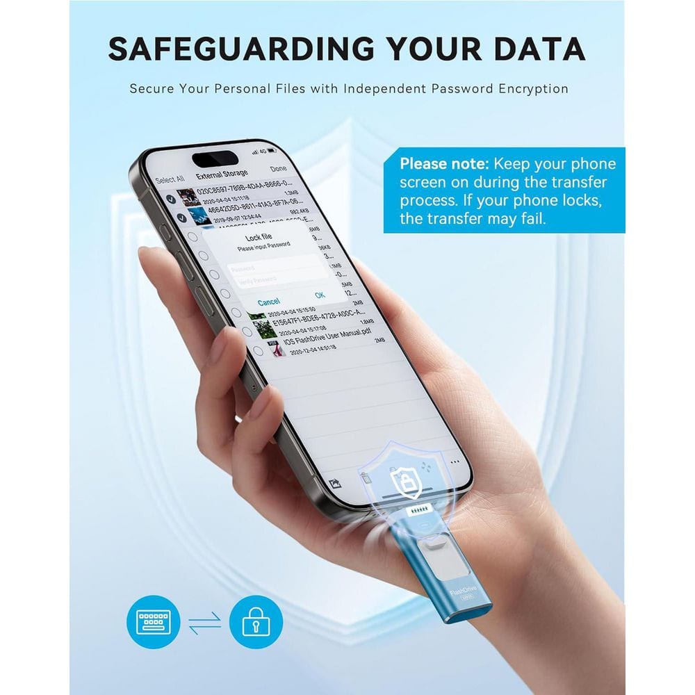 Yichuhaoxi 128GB Flash Drive for iPhone - Thumbnail 2