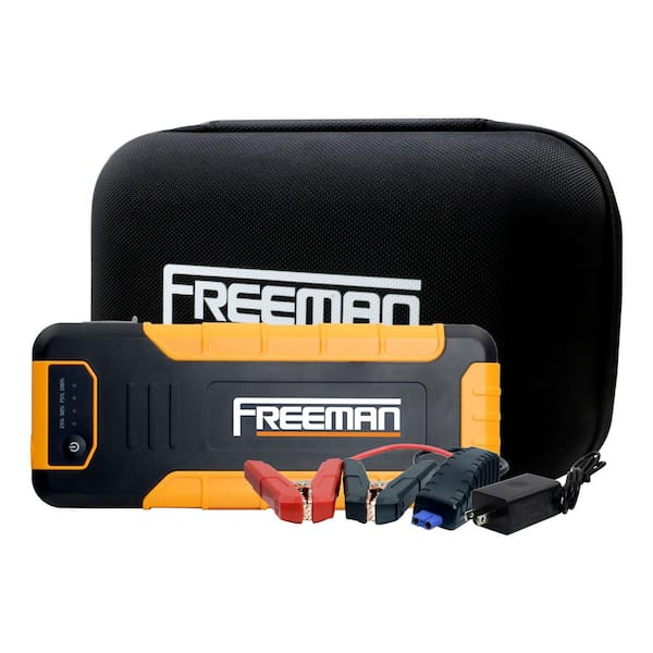 Freeman 800 Amp Compact Lithium-Ion Portable Battery Jumper and Charging Power Supply with Case