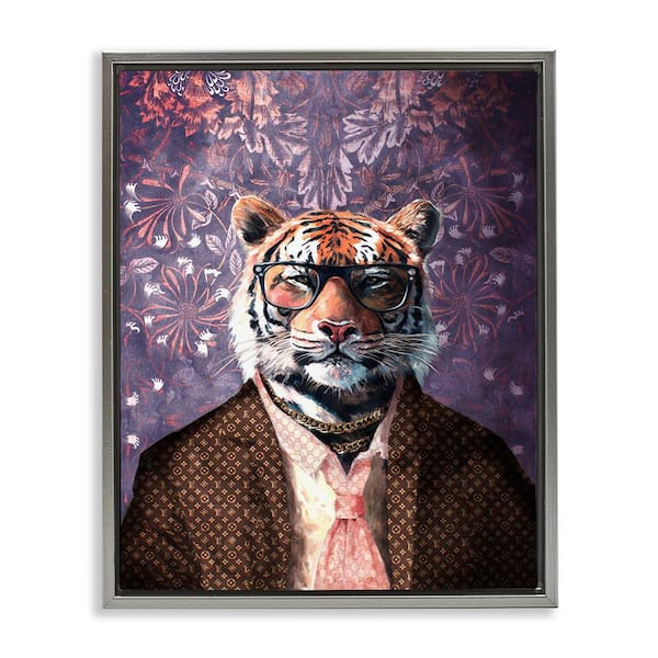 アート・デザイン・音楽 Vitra personalities 101 Photos Book XXL Stupell Industries Trendy Woman with Leopard by Svetlana