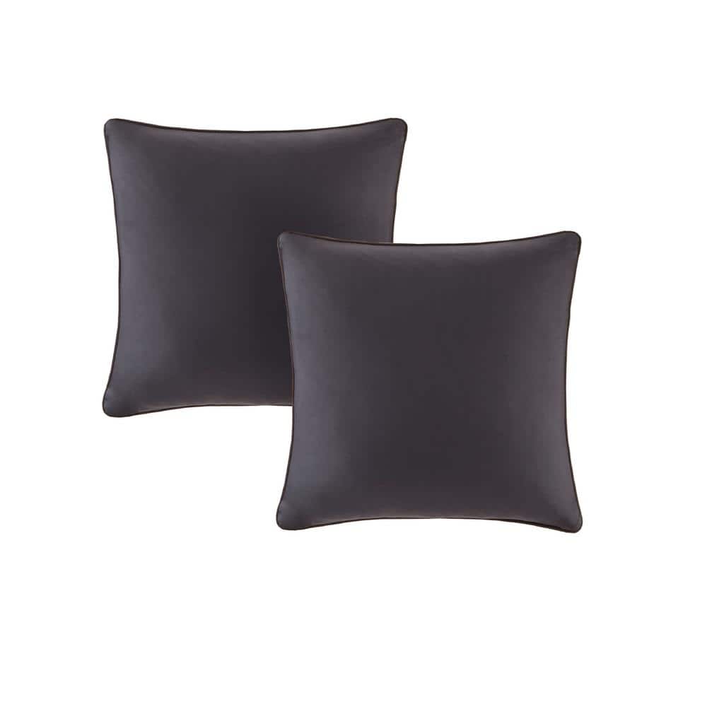 Brown and Gray Southwestern Reversible Microfiber Queen Bedspread Set