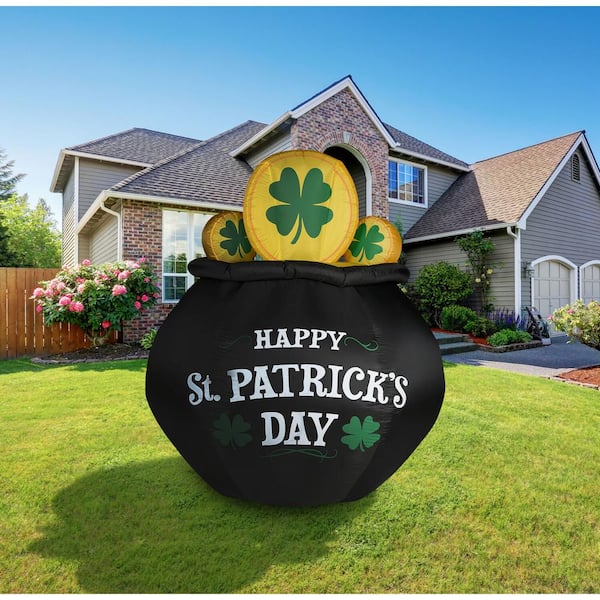 Inflatable Blow Up Saint Patrick’s Day popular Leprechaun Yard Garden Outdoor Decor