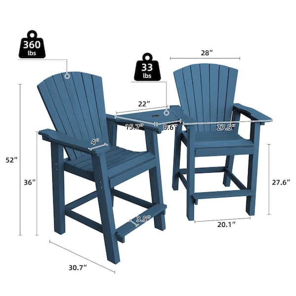 Balcony height adirondack chair discount