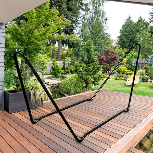 Solid Steel C Hammock Frame Stand — Myers Goods Home & Decor