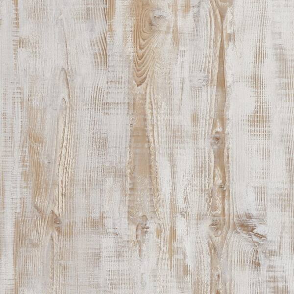 ALLURE Take Home Sample - 5 in. W x 5 in. L Weathered Birch Peel and Stick Vinyl Wall Plank
