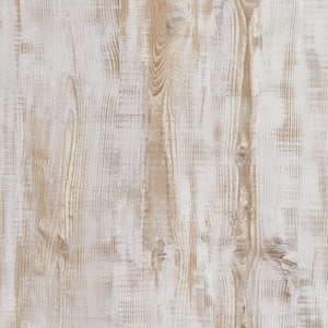 5 in. W x Multi-Length Weathered Birch Peel and Stick Vinyl Wall Plank (20 sq. ft./case)