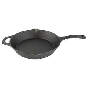 10 in. Cast Iron Skillet with Pour Spouts