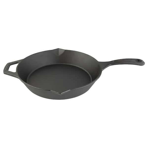 Taste of Home 10 in. Cast Iron Skillet with Pour Spouts