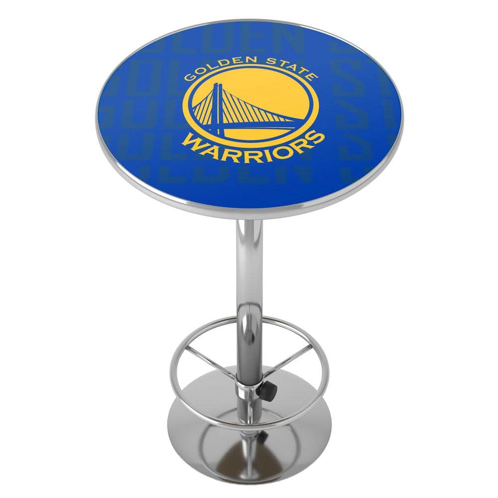 Golden State Warriors City Blue 42 in. Bar Table