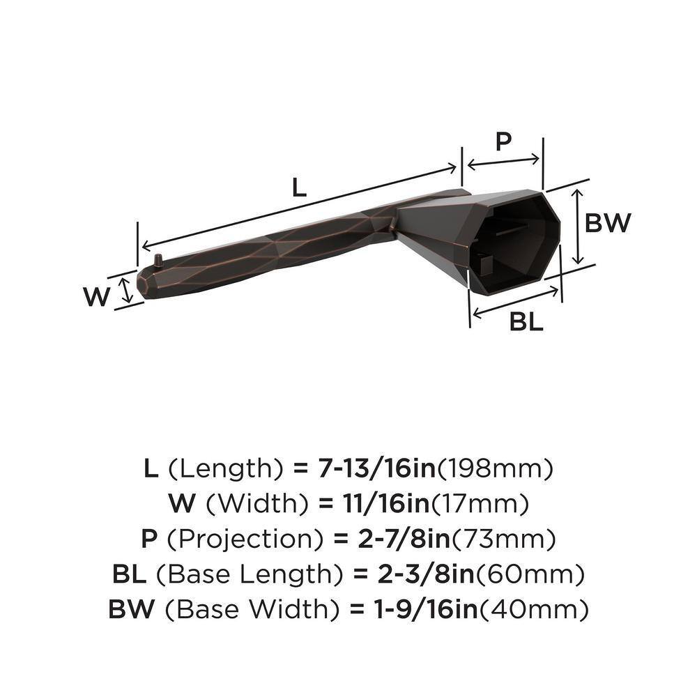 St. Vincent Oil-Rubbed Bronze Single Post Toilet Paper Holder