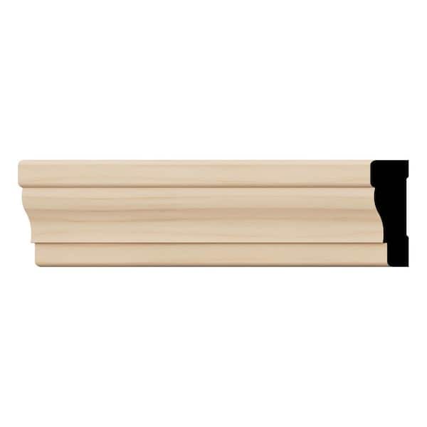 Ekena Millwork WM350 0.69 in. D x 2.25 in. W x 96 in. L Wood (Alder) Colonial Casing Moulding