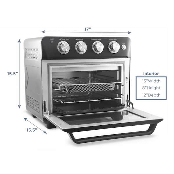 12L French Door Air Fryer Oven (Black) – Shop Elite Gourmet - Small Kitchen  Appliances